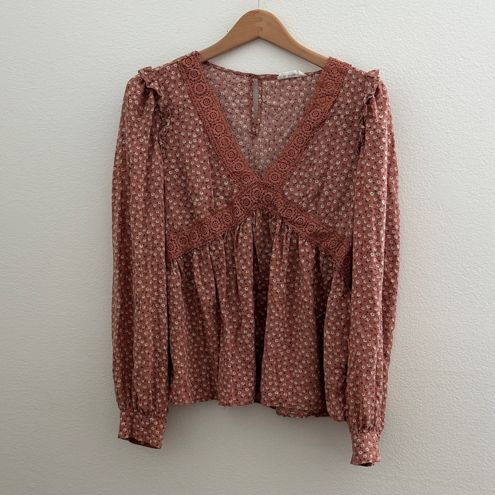 In Bloom Floral Long Sleeve Top